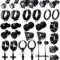 15 Pairs Earrings for Men, Stainless Steel Earrings Stud Kit for Men Women Fashion Piercing Jewelry Cross Dangle Hoop Earrings Set