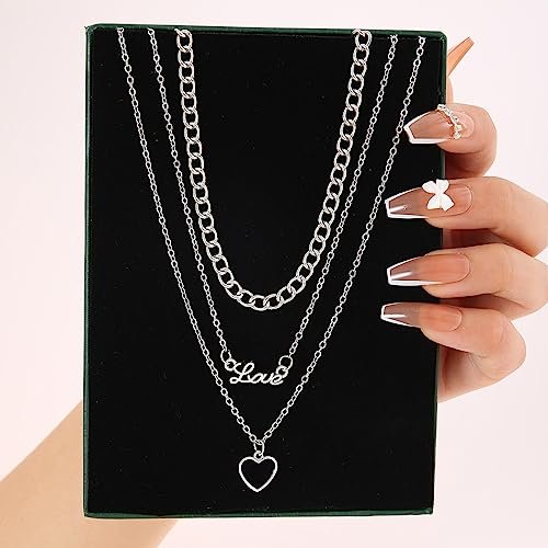 46 Pcs Gold Jewelry Set with 11Pcs Necklace, 11 Pcs anklet and 18 Pcs Earring Ear Cuff,6Hoop Earrings for Women Fashion Indie Costume Jewerly Pack for Friendship Party Gift