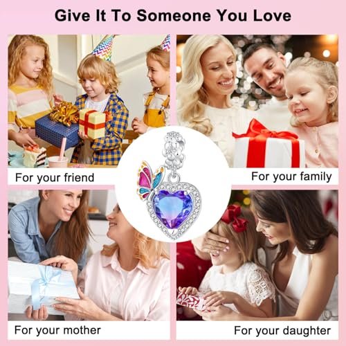 925 Sterling Silver Charms fits for Bracelets and Necklaces Love Heart Eternal Promise and God Cross Dangle Charm for Valentine's Day Mother's Day Jewelry Gift for Women