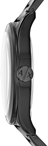 A|X Armani Exchange Men's Watch with Three-Hand Analog Display and Stainless Steel or Leather Band, Watch for Men