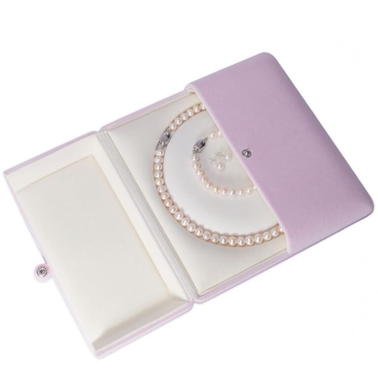 AAA+ Quality Freshwater Cultured Pearl Necklace Set Includes Stunning Bracelet and Stud Earrings and Luxury Gift Box Jewelry Set for Women