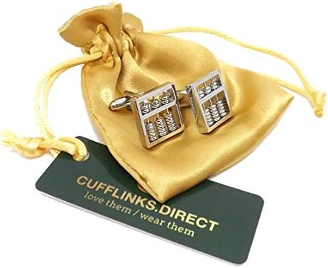 Abakus Manschettenknöpfe für matematica Graduate Teacher Präsentiert von CUFFLINKS DIRECT