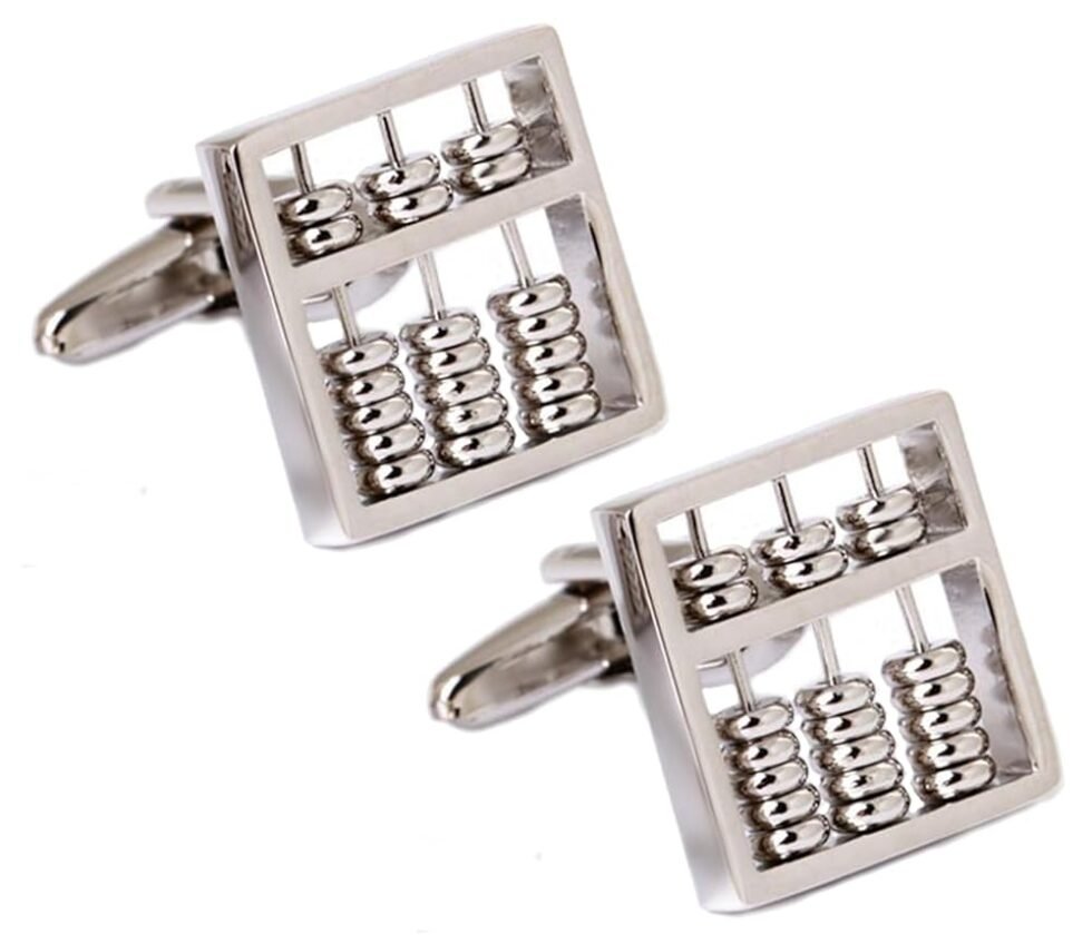 Abakus Manschettenknöpfe für matematica Graduate Teacher Präsentiert von CUFFLINKS DIRECT