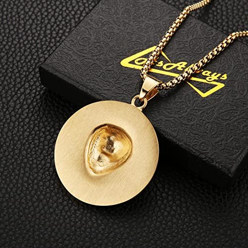 AsAlways 18K Gold Plated Lion Head Pendant Inlay CZ Vintage Hip Hop Viking Rock Punk Animal Totem Amulet Medal Charm Necklace Jewelry