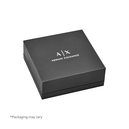 AX Armani Exchange Men's Black Stainless Steel Chain Bracelet (Model: AXG0047001)