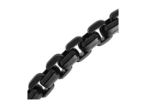 AX Armani Exchange Men's Black Stainless Steel Chain Bracelet (Model: AXG0047001)