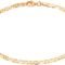 Barzel 18K Gold Plated Flat Marina Link Anklet for Women - Made In Brazil