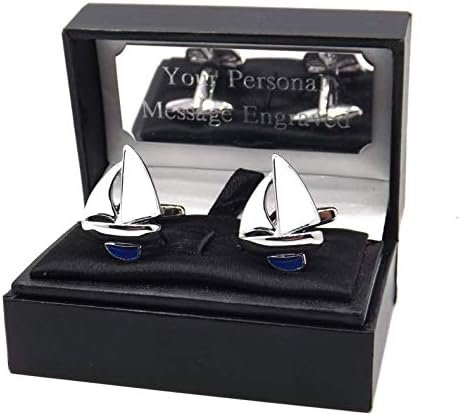 Bootfahren, Segeln Segelboot Segelboot Segeln Yacht Geschenk Manschettenknöpfe von CUFFLINKS DIRECT