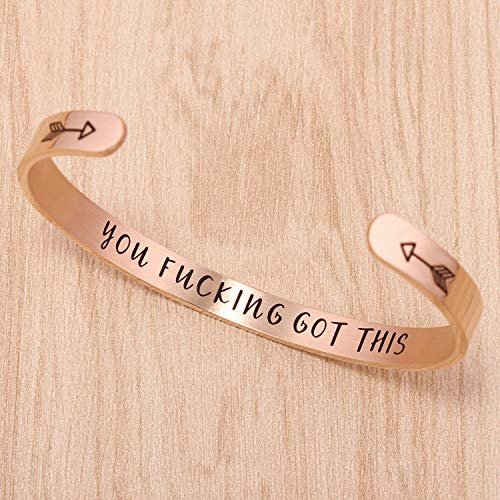 Btysun Bracelets for Women Mothers Day Bracelet Gifts from Daughter Inspirational Gifts for Women Graduation Gifts for Her Motivational Birthday Cuff Bangle Friendship...