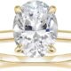 EAMTI 3CT 925 Sterling Silver Engagement Rings Oval Cut Solitaire Cubic Zirconia CZ Wedding Promise Rings for Her Wedding Bands for Women Size 3-11