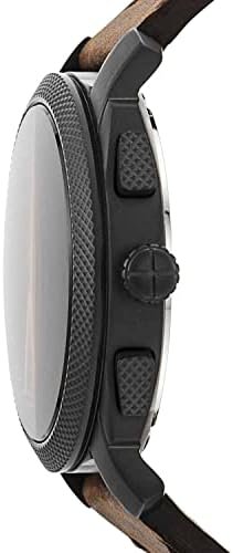 Fossil Machine Men's Watch with Stainless Steel or Leather Band, Chronograph or Analog Watch Display