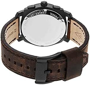 Fossil Machine Men's Watch with Stainless Steel or Leather Band, Chronograph or Analog Watch Display