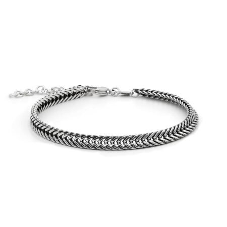 Galis Chain Bracelets For Men - Premium Stainless Steel Mens Bracelet, Silver Plated Non Tarnish Bracelet - This Snake Chain suits as Everyday Men's Bracelets is Stylish Gifts...