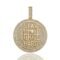 ICEDIAMOND 14K Gold Plated Stay Humble-Hustle Hard Encourage Pendant Necklace, Iced Out CZ Diamond Hip Hop Charm Jewelry for Men Women