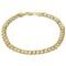 kelistom Gold Cuban Link Anklet Bracelet for Women Men, 7mm Wide 14K Gold / 18K Gold/White Gold Plated Diamond Cut Curb Chain Ankle Bracelets for Women Men 9 10 11 inches