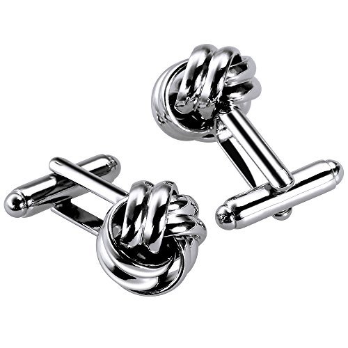 Lictin Men's Cufflinks Cuff Links for Men, Stainless Steel Tuxedo Shirt Cuff Links Set, Men’s Jewelry or Accessories for Business, Wedding