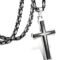 LOLIAS Black Gold 𝐂𝐫𝐨𝐬𝐬 𝐍𝐞𝐜𝐤𝐥𝐚𝐜𝐞 for Men Stainless Steel 𝐁𝐲𝐳𝐚𝐧𝐭𝐢𝐧𝐞 Chain With Cross Pendant Necklace 𝐌𝐞𝐧𝐬 𝐆𝐢𝐟𝐭 22-30Inch