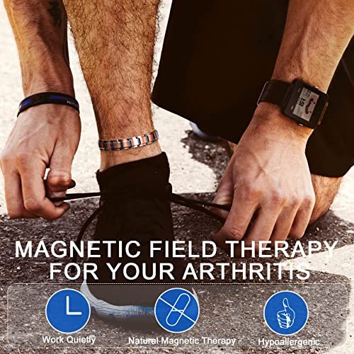 MagVIVACE Men Copper Magnetic Anklet, Pure Copper Ankle Bracelet with 3500 Gauss Magnet