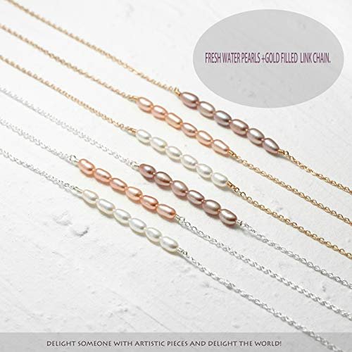 MEVECCO Women Gold Anklet Boho Delicate Handmade 18k Gold Plated Dainty Beach Pearl Foot Chain Ankle Bracelet Adjustable Wafer Anklet for Women ANK-Pearl