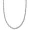 Miabella Italian Heavy 925 Sterling Silver Thick 3.2mm, 5mm, 7mm Curb Cuban Link Chain Necklace for Men Made in Italy