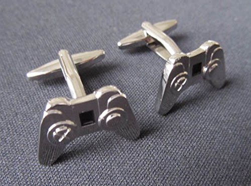 Miniblings Controller Game Console Gaming Cufflinks - Handmade I Cufflink Cufflinks Shirt Buttons I Beautiful Wooden Box Included - Controller Game Console Gaming, Wood