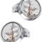 Mr.Van Watch Movement Cufflinks Silver Vintage Steampunk For Men's Father's Day Deluxe Gift