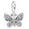 MULA 925 Sterling Silver Charms for Bracelets and Necklaces Airplane Passport Dangle Pendants Beads Butterfly Dragonfly Charms Jewelry Charm for Women