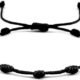 Nazar Dhaga With Knotted Beads Rosary Design Avoid Negetive Enegy Adjustable Black Thread Anklet For Evil Eye & Good Luck, Amulet for Success & Prosperity for Men, Women
