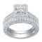 Newshe Engagement Wedding Ring Set for Women 925 Sterling Silver 1.5CT Princess White AAAAA Cz Size 3-13