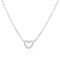 PAVOI 14K Gold Plated Cubic Zirconia Heart Necklace | Cute Dainty Love Pendant Necklaces for Women