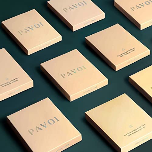 PAVOI 14K Gold Plated Dainty Layering Necklaces for Women | Snake Chain, Curb Link, Paperclip Layered Chains | Trendy Layering Necklace