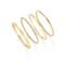 PAVOI 14K Gold Plated Four Pieces Thin Rings Set for Women | 4 Dainty Stacking Rings Pack | Minimalist Stackable Bands