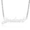 Personalized Name Necklace Sterling Silver Pendant Customized Custom