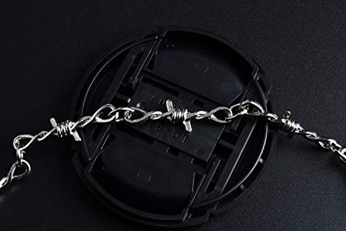 Punk Gothic Thorns Metal Barbed Wire Chain Necklace Bracelet Silver Jewelry for Men Women