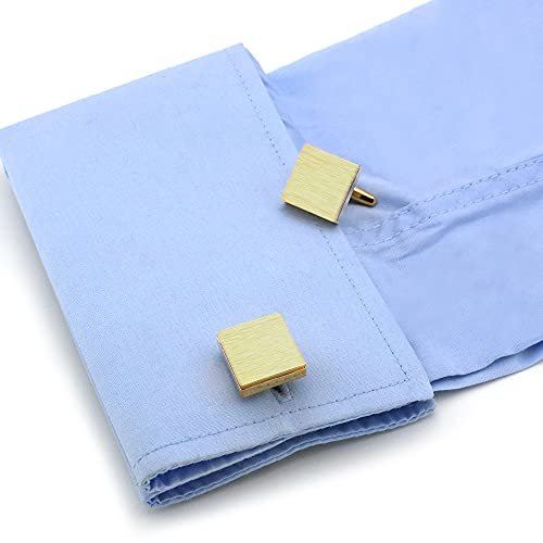 S&W Wedding Cufflinks for Men Cuffs with Gift Box Business for Tuxedo Shirts