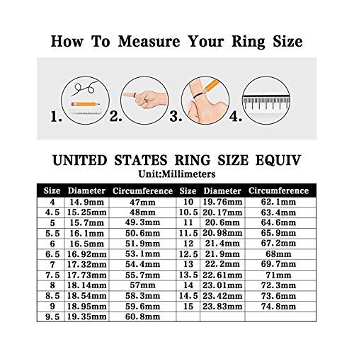 TIGRADE Titanium Rings 4MM 6MM 8MM 10MM Wedding Band in Comfort Fit Matte for Men Women Size 3-15