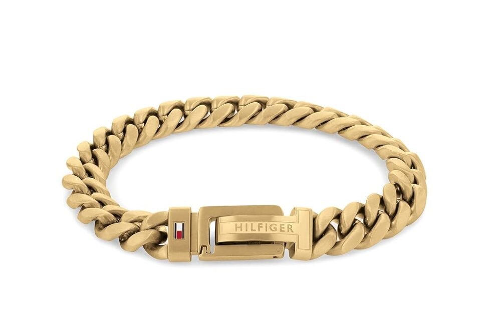 Tommy Hilfiger Men's Jewelry Ionic Thin Steel Chain Bracelet