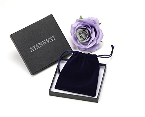 XIANNVXI Healing Crystal Stone Pointed Necklace Adjustable Black Rope Natural Gemstone Pendant Necklaces Jewelry for Men Women